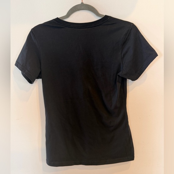 Nike Women's Black V-Neck Dri-FIT Tee - Picture 2 of 6